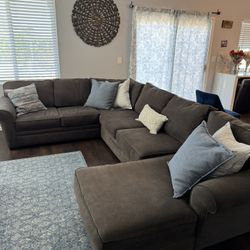 Living Spaces Sectional Couch 