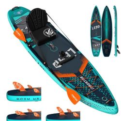 Inflatable Paddle Board Used Twice Like New With Carry Case