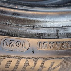 Set 265 40 21 bridgestone alenza used dont install