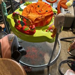 Fisher-Price BabyBouncer Tiger Time Jumperoo Musical Activity 