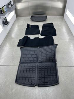 New Tesla Model Y All-Weather Floor Mats & Cargo Liners Full Set