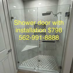 Swing Open Shower Glass Door