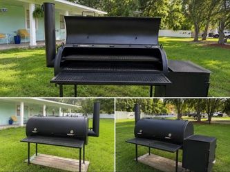 Outdoor smoker grill