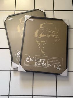 Two Ambiance Black Wooden Frame