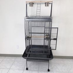$155 (New in Box) Large 68” parrot bird cage for parakeets cockatiel chinchilla conure cockatoo lovebird parakeet 