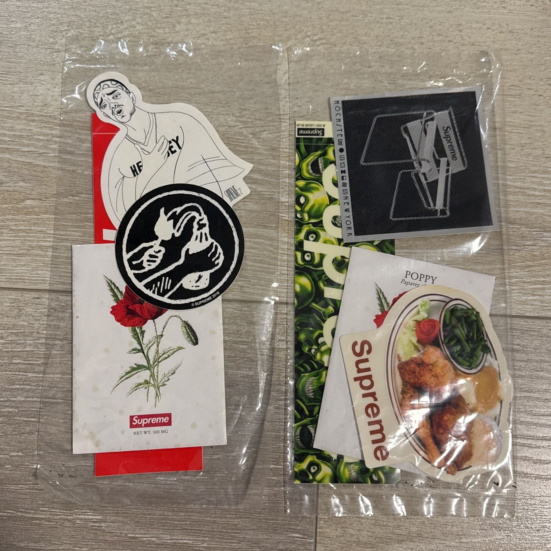 2x SS18 Supreme Sticker Pack