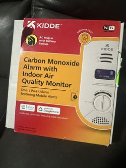 Kidde Smart Carbon Monoxide Detector & Indoor Air Quality Monitor
