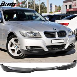 Fits 2009-2012 BMW E90 E91 3-Series LCI Facelift ACS Front Bumper Lip Spoiler PU