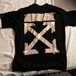 OFF-WHITE Oversized Tape Arrows T-shirt Black Medium