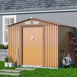 Metal Shed Heavy Duty 8.4ft X 8.4ft NEW