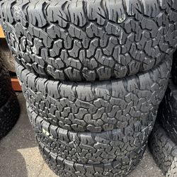 4 tires 275-65-18 bf Goodrich good condition $240 all four mounted and balanced