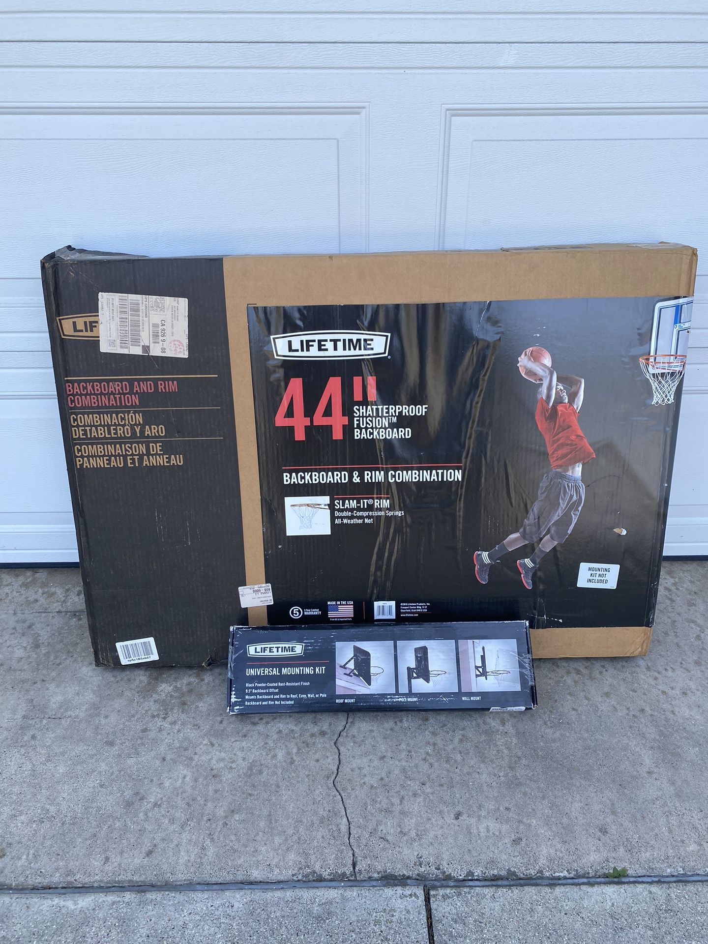Lifetime Basketball Hoop W/ Mounting Bracket