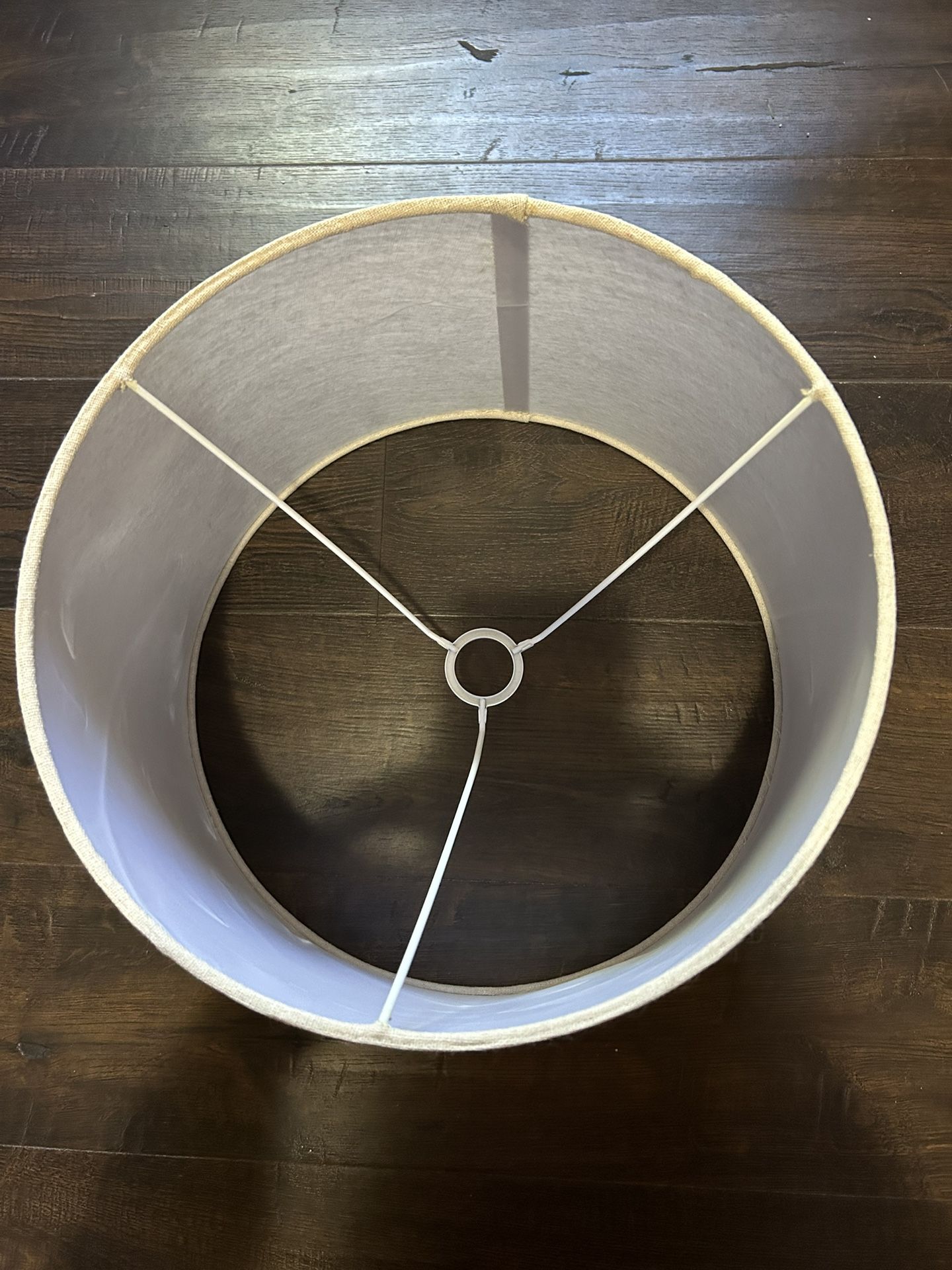 Crinkle Tan Lamp Shade