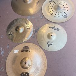 Drum cymbals lot (Zildjian / Sabian mixed)