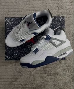 Jordan 4s military navy