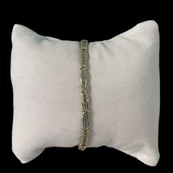10kt Yellow Gold Diamond Bracelet