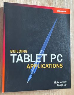 Building Tablet PC Applications Book with CD