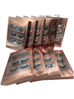 La La Wispy collection - 10 boxes of eyelashes (3sets each box=30eyelashes)