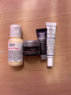 Kiehl's Skin Care Set - Retinol Serum, Eye Cream, Facial Cream, & Body Lotion