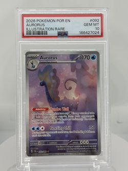 The Pokémon Company Aurorus 092/088 Illus Rare Holo Eng PSA 10