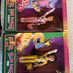 Two Power Ranger Dolls, Brand New In The Box