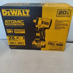 Dewalt 20v Brushless 1/2" Impact Wrench Kit 