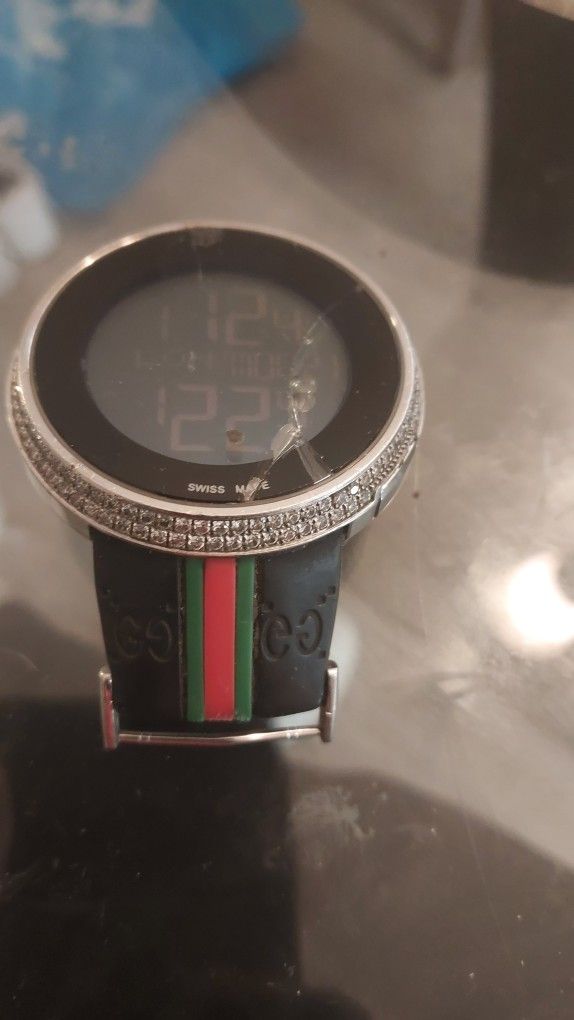 Real Gucci Watch Genuine Diamond Watch 5.5ct YA114207