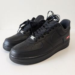 Nike Air Force 1 X Supreme Black sneakers (8.5) 