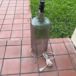 Tall Table Lamp Gray