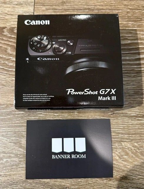 Canon PowerShot G7 X Mark III 20.1MP Point & Shoot 4K Digital Camera - Black