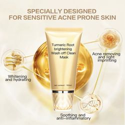 Organic Vegan Turmeric Face Care Set – Brightening & Moisturizing