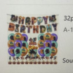 Dragon Ball Z Party Kit