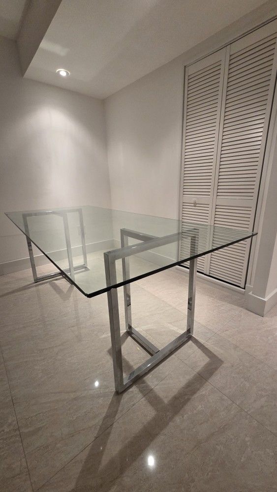 Modern Glass Dining Table