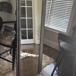 Tall Silver Mirror 
