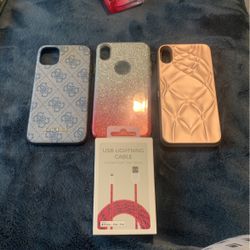 iPhone X/XR Cases & Charger 