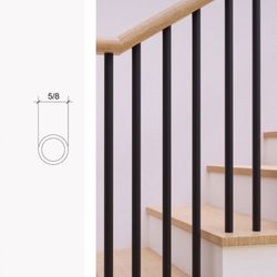 5/8” Round Metal Balusters 44”