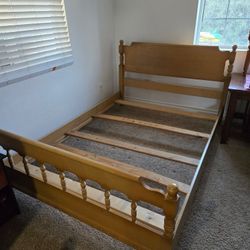 Full Size Wooden Bedroom Set