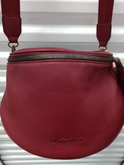 Montana West Burgundy Crossbody Bag 