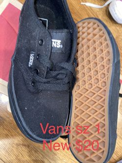 Vans sz 1