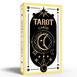 Spot & Coco Classic Original Tarot Cards | Fully Remastered Beautiful Tarot Deck | 78 Card Tarot Cards Deck | Based On Original Tarot Deck, Gold new 