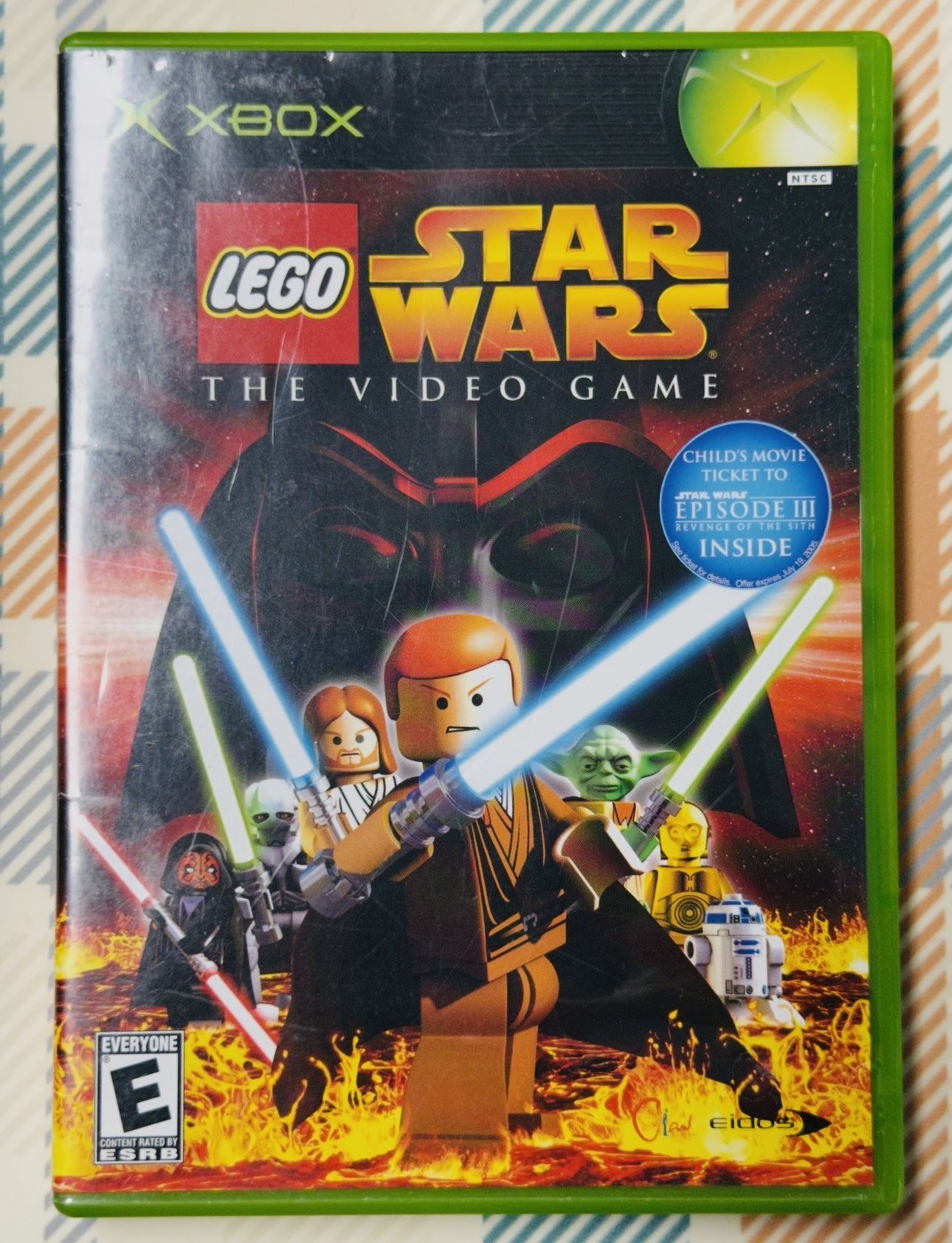 LEGO Star Wars The Video Game (Xbox, 2005) With Case Tested/Works Fast Shipping