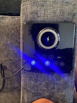 LED/wireless charging couch