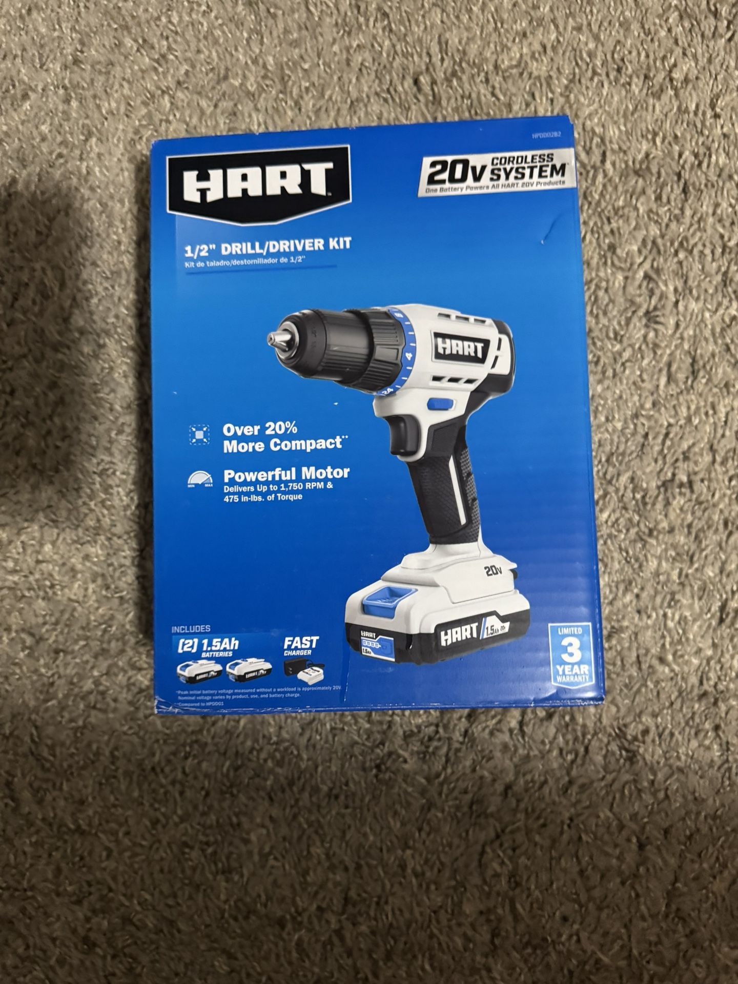 Hart 1/2 Drill Driver Kit