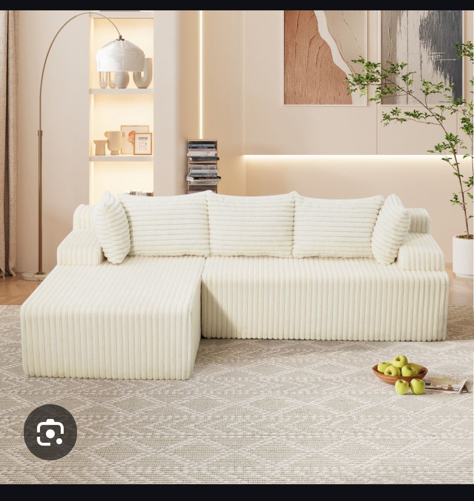 Off White sectional couch
