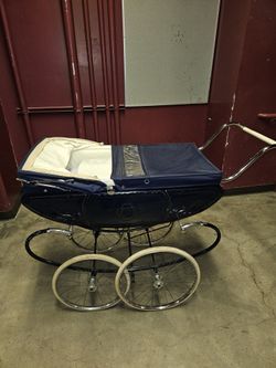 Beautiful Mid 40's-50's Pedigree Bram Stroller-Antique -was Used For A Film/ballet Performance 