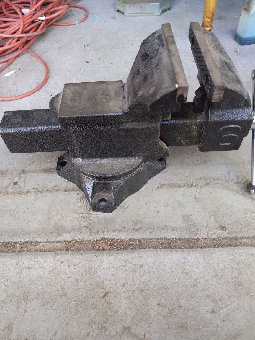 Craftsman 6 bench vise best sale