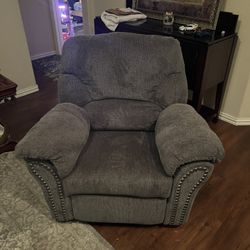Grey Ashley Furniture Recliner