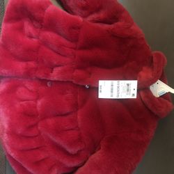 Brand New Red Soft Jacket From Macys