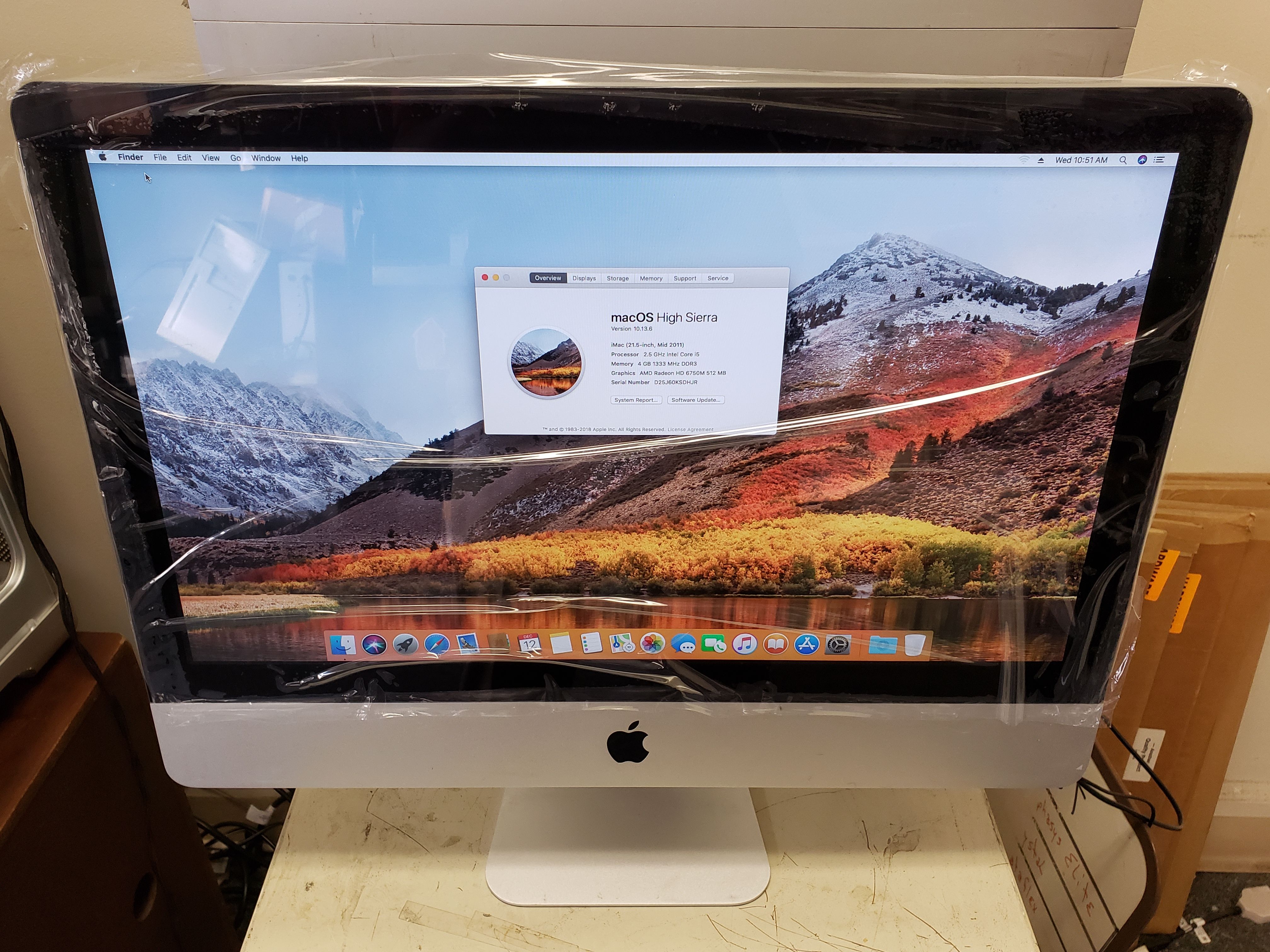 2011 iMac 21.5 inch