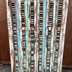 Fribourg Reclaimed Wood Tall Armoire Bar Cabinet 78” tall x 49.5”wide x 19” deep 